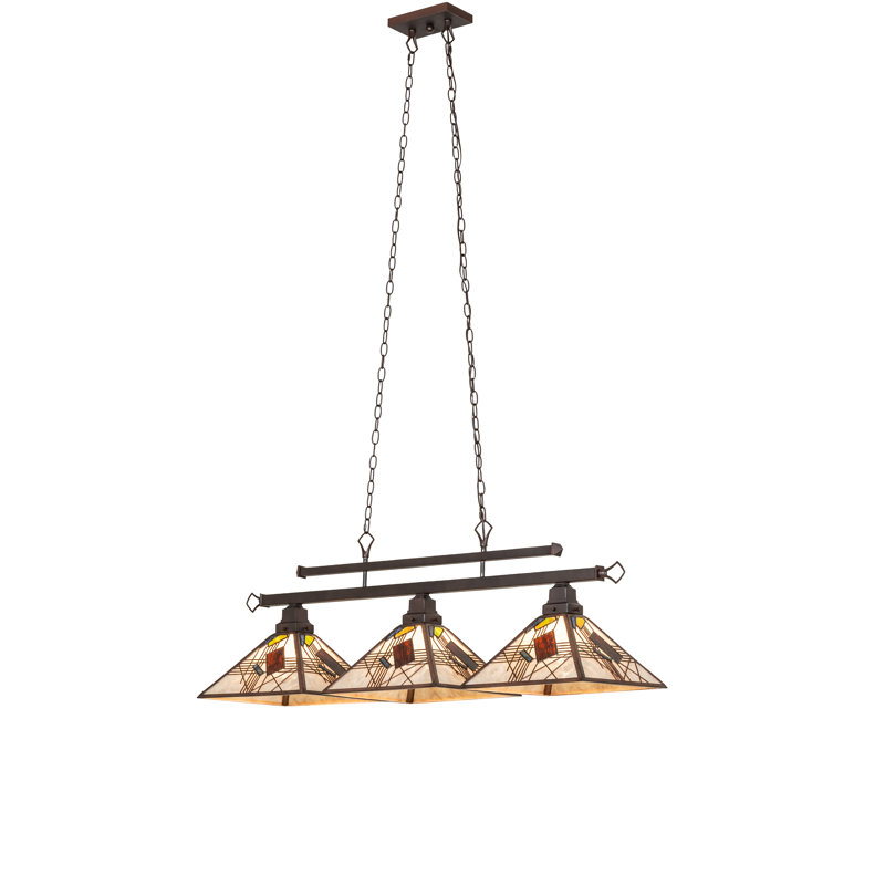 47" Long Magnetism 3 Light Island Pendant
