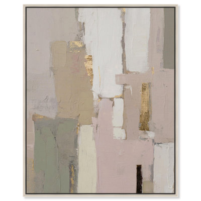 «Misty Pink Dawn I», impression sur toile, art boho neutre par Art Remedy