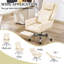 Seaberg Ergonomic PU Leather Office Chair with 3D Kneading Massage, Adjustable Backrest (90°-135°), Folding Armrest, Telescopic Footrest, 360° Swivel & Silent Wheels - Comfort Desk Chair for Work/Gaming/Nap-2121636723
