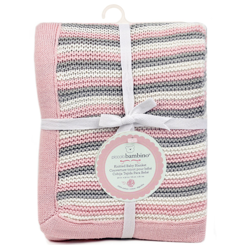 Couverture pour bébé 100% coton Dillinger, Rose