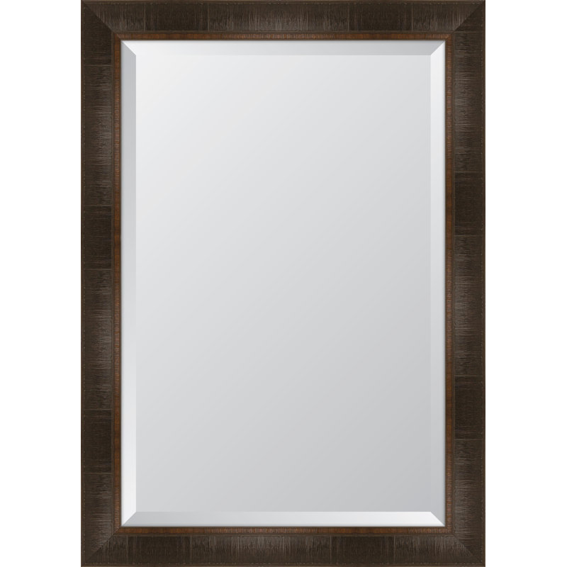 Gullion Wall Mirror, 46" H x 36" W, Espresso