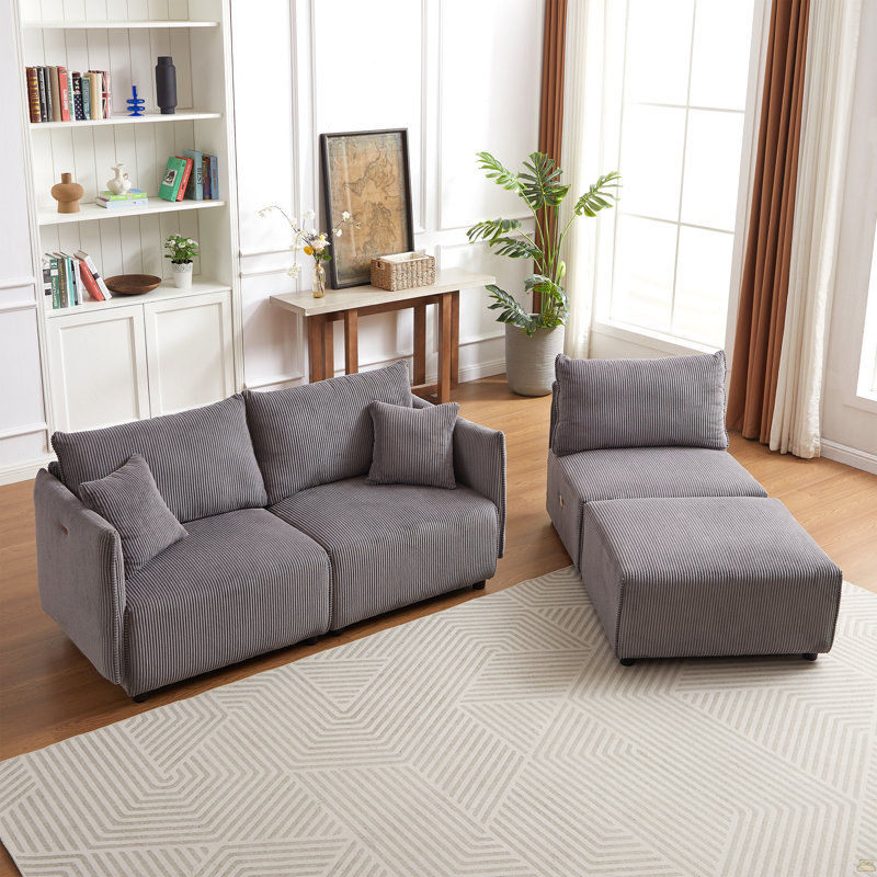 Canapé multi-modules, Gris
