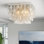 Icarus Shell Flush Mount