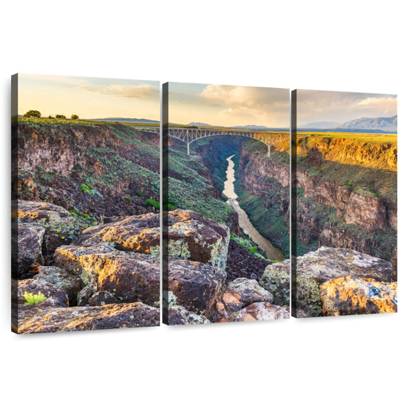 Pont Alvord Rio Grande Gorge, H 42 po x l 65 po