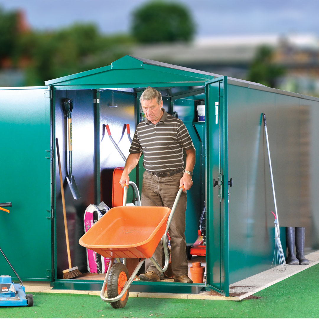 Centurion 5 ft. W x 15 ft. D Apex Metal Shed