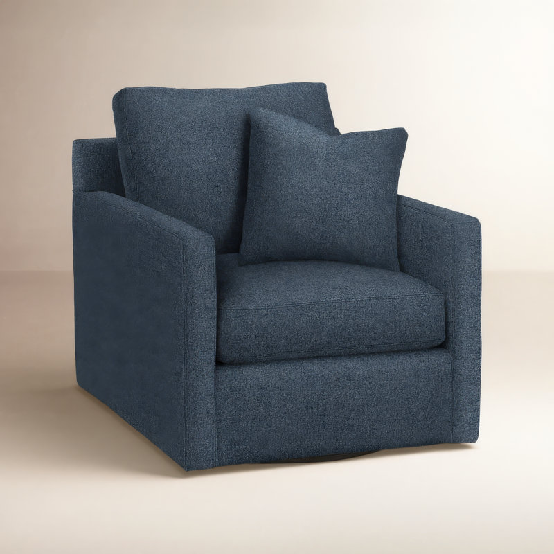 Bel-Air Upholstered Armchair, Green and Blue Stripe; 0252-54
