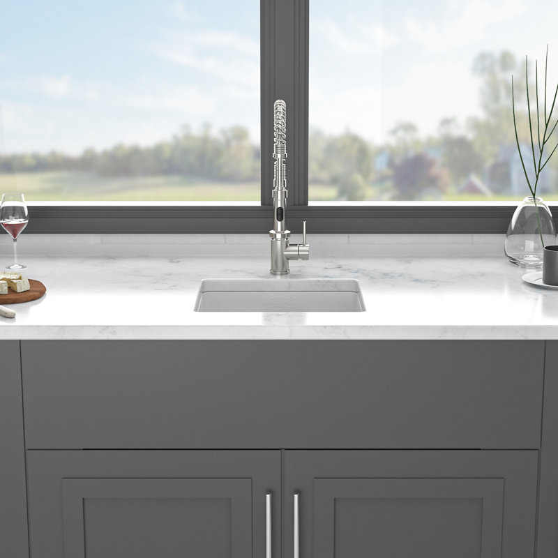 Évier de cuisine en quartz blanc, encastré, matériau haut de gamme, silencieux et non poreux, coins arrondis, bonde standard, grille, gabarit en composite épais et lisse, fonctionnement, crépines, séchoir à linge