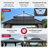 SUNJOY Kingston 12x12 Gazebo, Steel & PC Roof Hardtop Gazebo with Curtain and Netting - Cedar Posts-125375507