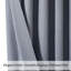 Blackout Linen Eyelet Curtains Set of 2 - Thermal Door & Window Panels-1572398662-1572398657