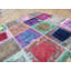 Tapis de zone en laine rouge/rose/bleu 4 pi 6 po x 6 pi 9 po one-of-kind-noué la main Hurst