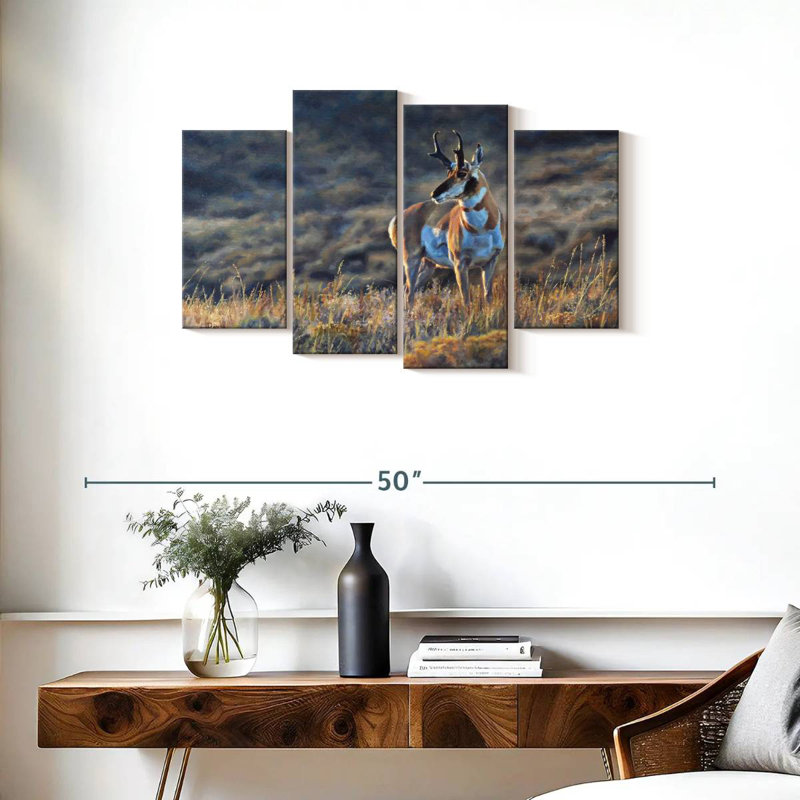 Pronghorn Pride, 22" H x 36" W