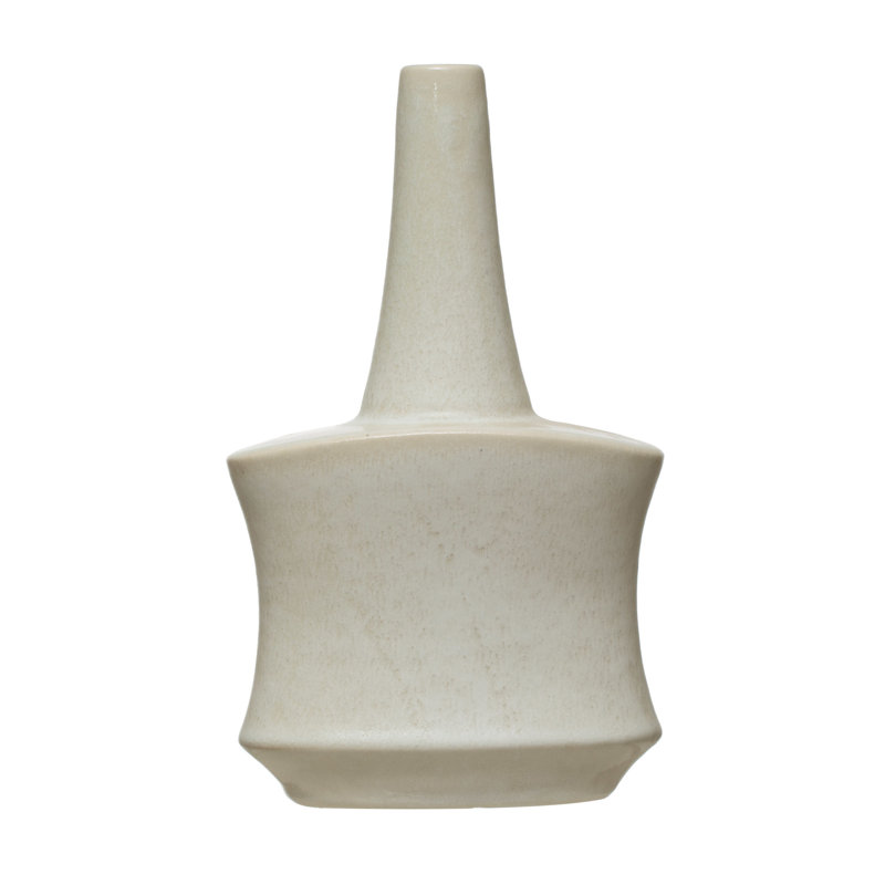 Vase en grès avec glacis réactif