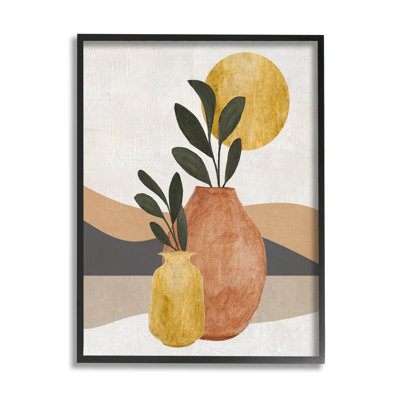 «Desert Sun», art géométrique de Giclée par Janet Tava