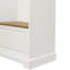 Arbre d'entrée élégant avec banc rabattable, armoire à chaussures minimaliste avec tablettes réglables, mobilier multifonctionnel avec crochets de suspension pour vestibule, vestibule, blanc-129943471