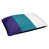 Dark Purple/Teal/White