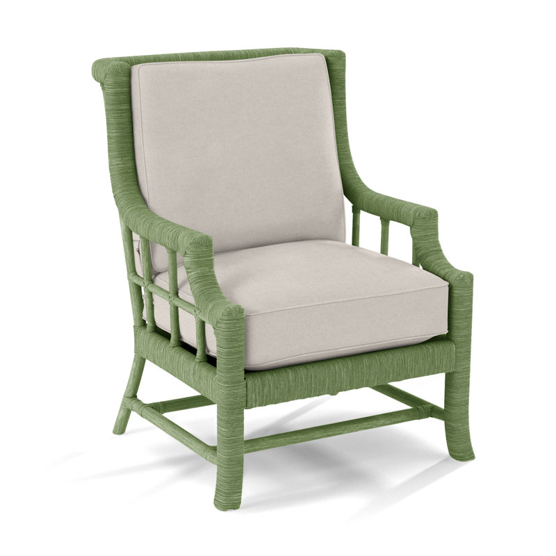 Fauteuil Lafayette, Céleri, Lin colombe élite