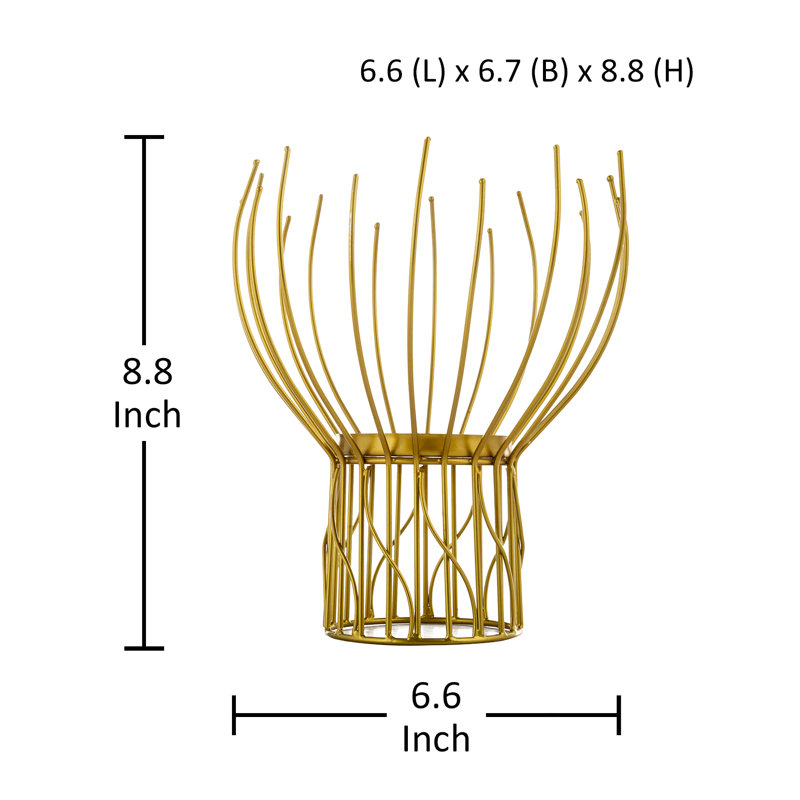 Porte-votives en fer 8,8 "