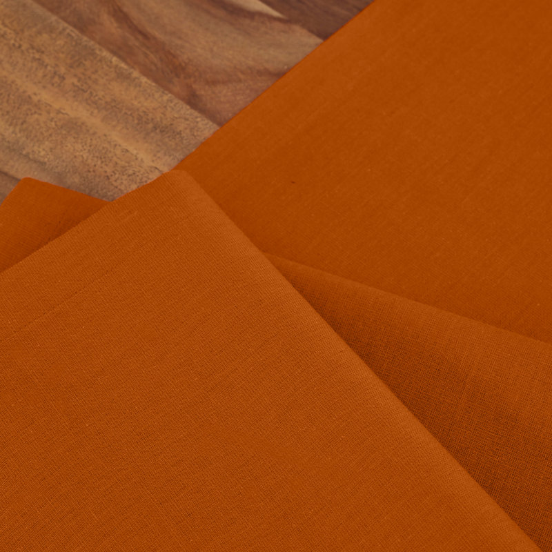 Dru - Cotton Linen Table Runner, 108" x 14", Cinnamon