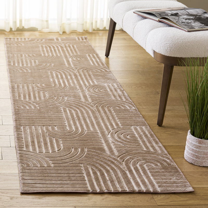 Tapis d'intérieur abstrait Loft 600 Performance, Tapis de couloir 2 pi 3 po x 8 pi