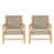 Beige Rope/Light Teak Frame is out of stock selected