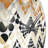 Geometric Chevron - Geometric  Wall Clock-101236775