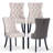 Dining Chairs, Upholstered High-end Tufted Dining Room Chair with Nailhead Back Ring-178148666-178148665-188948057