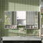 55 Inch Wall-Mount 3-in-1 Mirror Cabinet with Adjustable Shelf