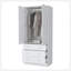 Armoire Prescott, avec 2 portes, 3 tiroirs et 1 tringle-620825001