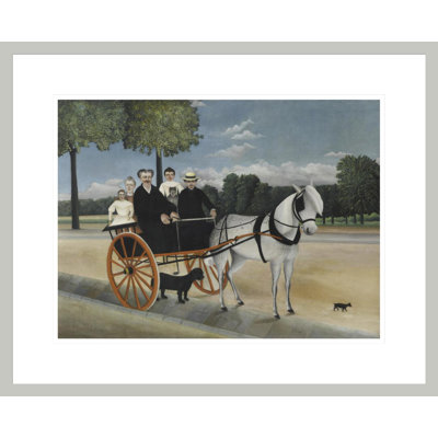 «La Carriole du père Junier» par Henri Rousseau, impression giclée encadrée