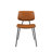 Breajah 18.11 Wide Faux Leather Dinning Side Chair with Metal Frame-1230926841
