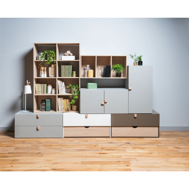 Dristan 2 Piece Accent Shelf, Pinewood