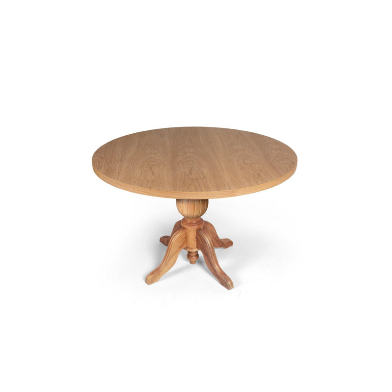 Ferro Beech Round Dining Table, 75cm H x 118cm L x 118cm W