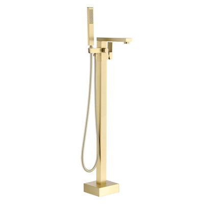 Floor Tub Spout with Diverter