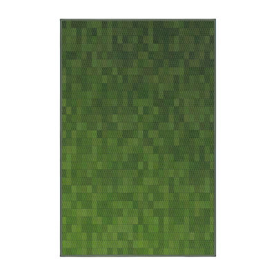 Tapis de zone verte à motifs légers