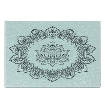Planche à découper en verre trempé Ambesonne