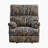 Rubin 41" Traditional Textured Microfiber Glider Reclining Chair with Gentle Gliding Motion, High-Density Foam & Pull-Handle Recline