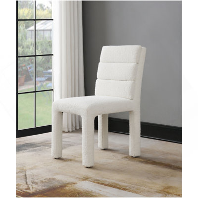 Ensemble de 2 chaises d'appoint Hettie Beige Boucle