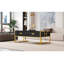 Table basse moderne moderne à 4 tiroirs de 47,3 po-459409304