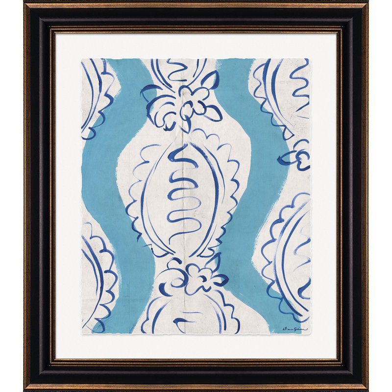 Synchroisité par Dana Gibson - Peinture encadrée sur papier