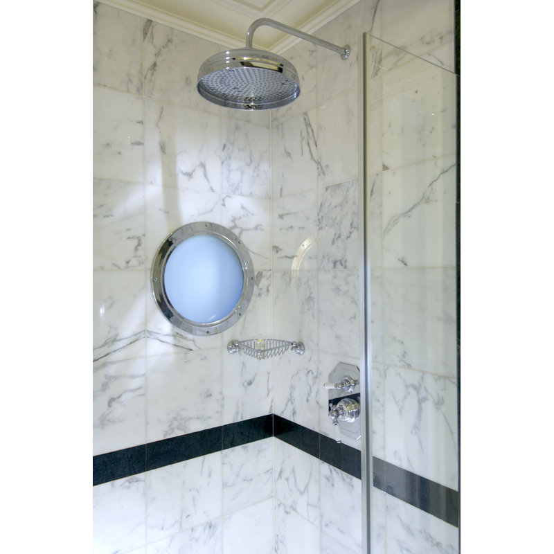 8" Rain Shower Head, Satin English Gold
