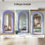 Miroir de plancher en bois manufacturé Jezell-142387186-134807597