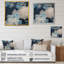 Collage sous l'eau de coraux bleus et blancs - art mural côtier-119735534-95877076-95877081