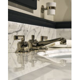 Manhattan Widespread Bathroom Faucet with Drain Assembly