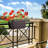Plastic Outdoor Railing Planter-366466454
