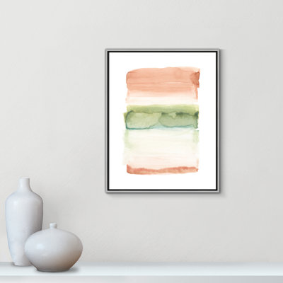 Skye Sky II - Floater Frame Painting Print on Canvas