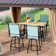 Alyne Rectangular 4 - Person 55.1" Long Bar Height Dining Set