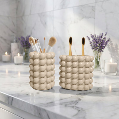 Ensemble d'accessoires de salle de bain à bulles 2 pièces Riehemann