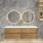 70.4'' Double Bathroom Vanity with Plastic Top-232566088