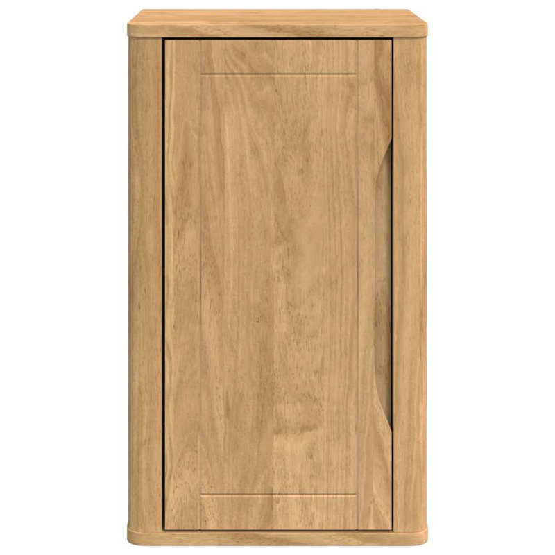 Solid Wood Bathroom Cabinet, Brown