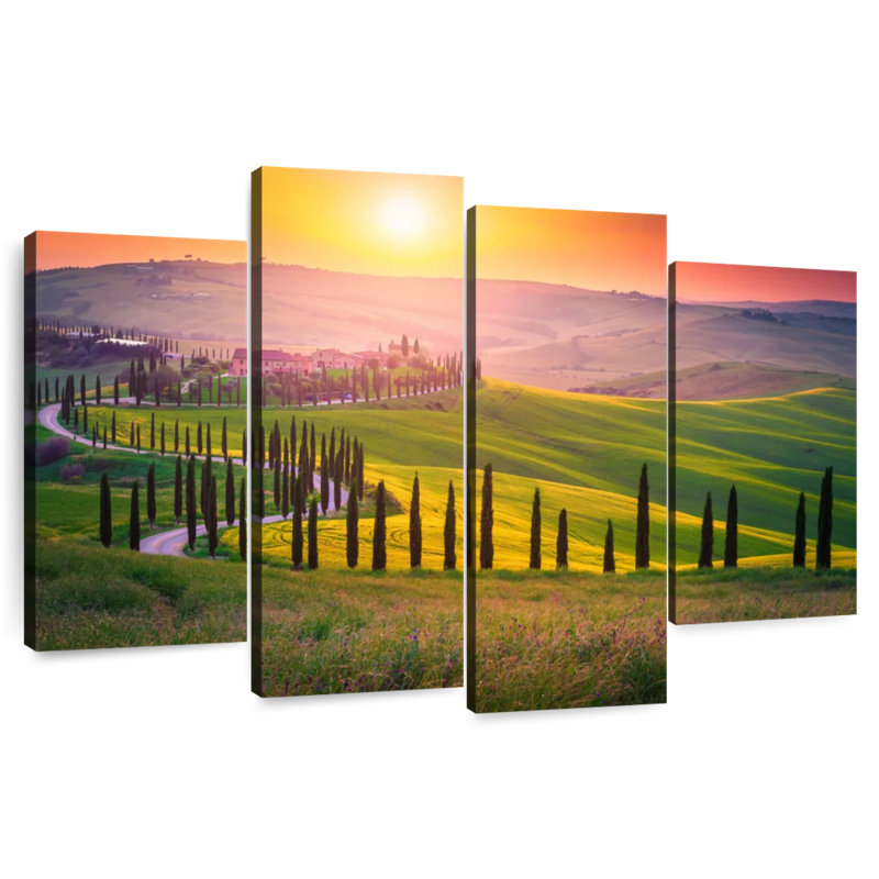 Nicci Sun Over Tuscany, 54" H x 84" W